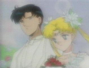 Их свадьба из аниме, из их снов, которые посылал король Эндимион из будущего